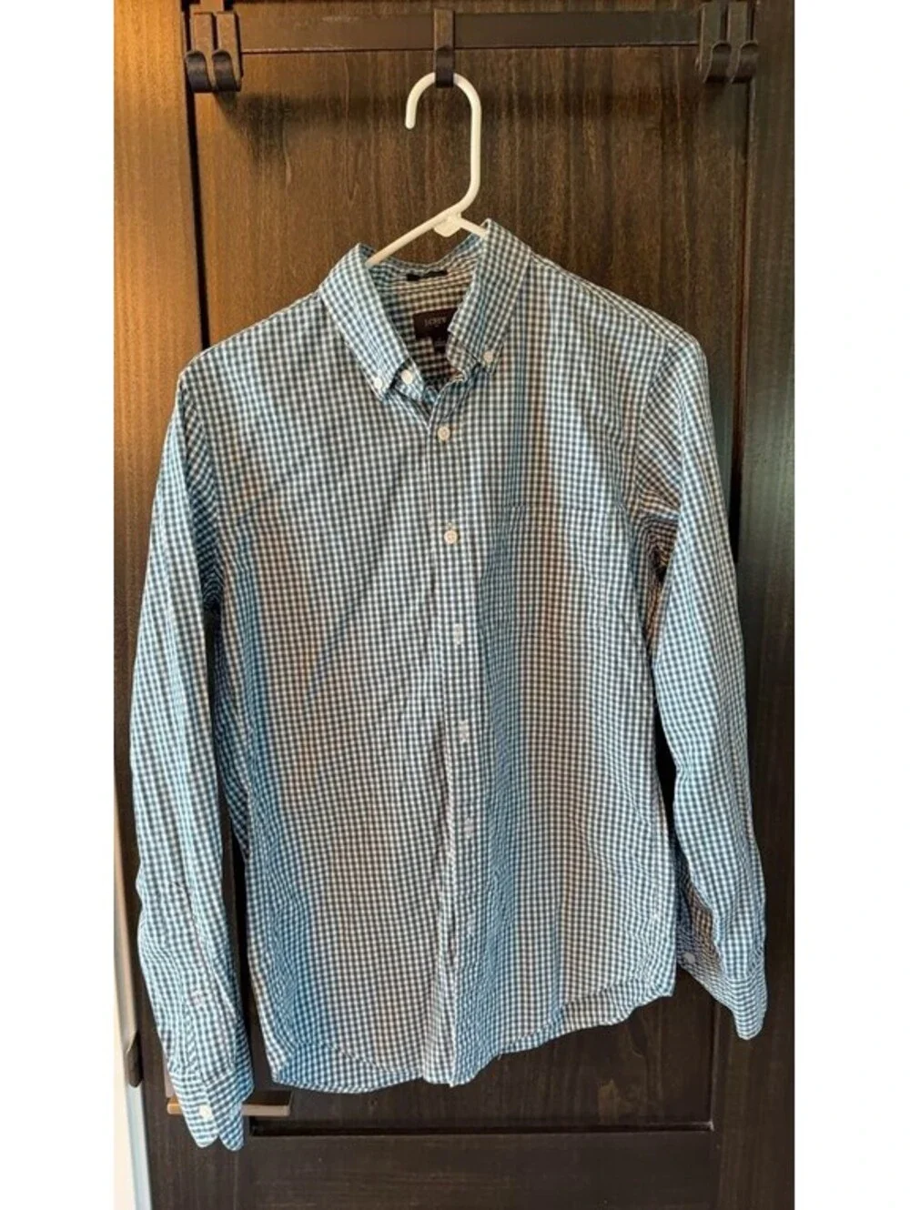J.Crew Slim Fit Gingham Button-Down Shirt 0084
